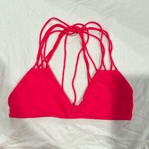Mikoh Banyas swim too in bright pink